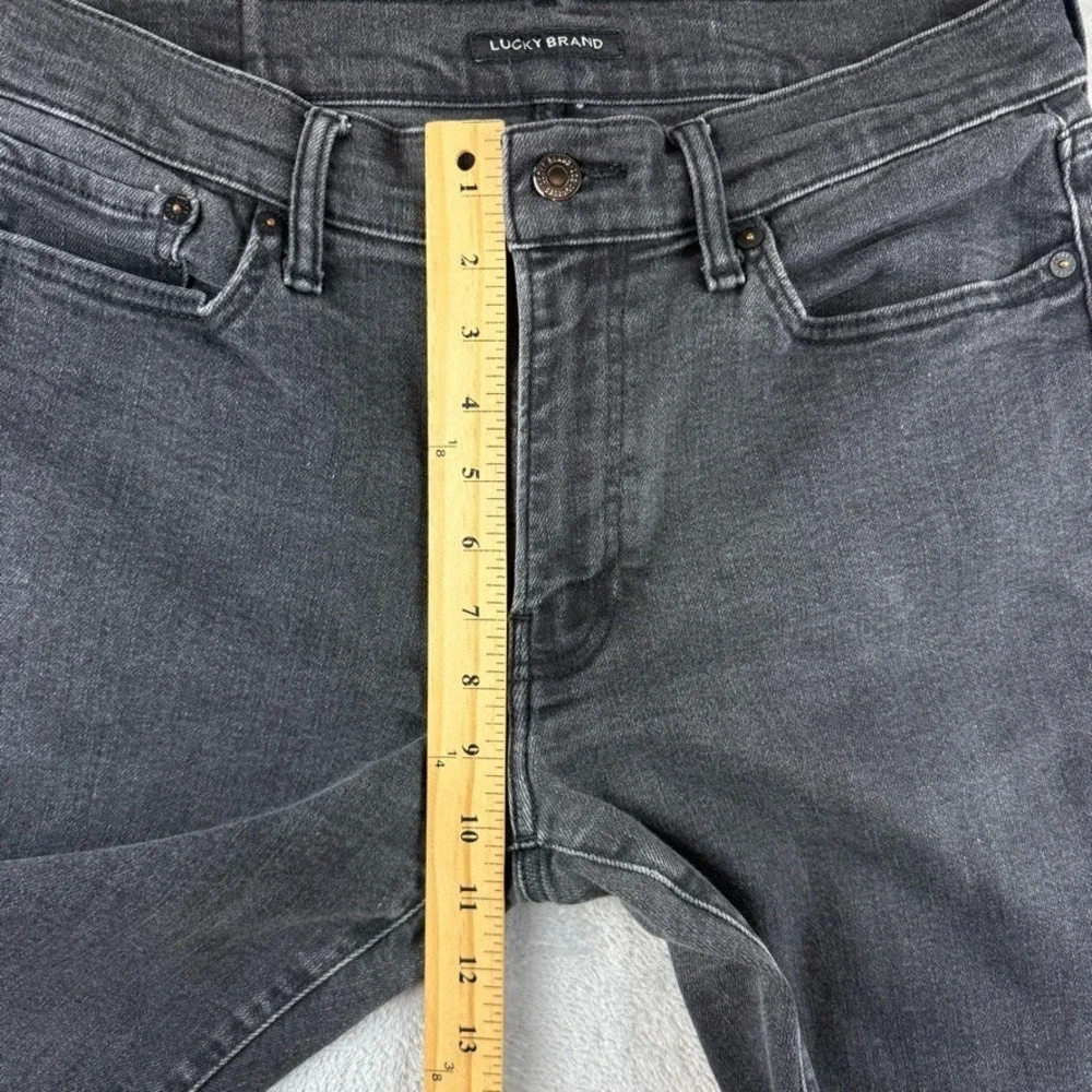 Lucky Brand Jeans Men 32x34 Black 363 Vintage Straight Dark Wash Stretch Denim